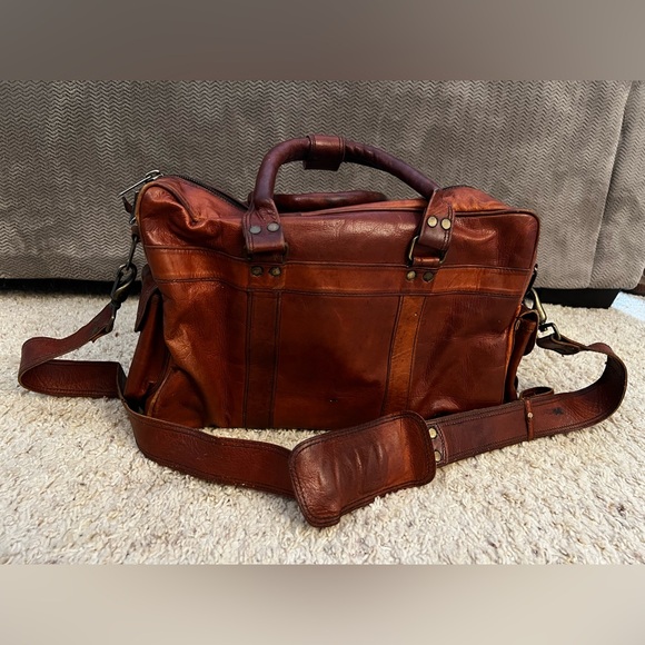 Buffalo Jackson Trading Co. Everett Pilot Leather Briefcase - Picture 2 of 13